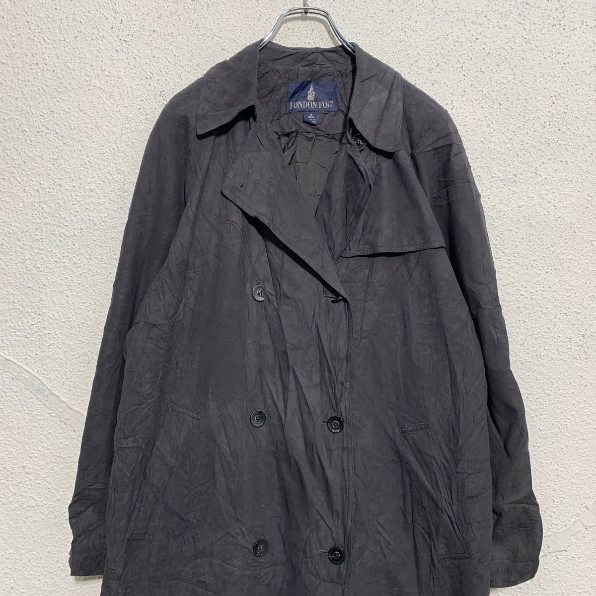 LONDON FOG トレンチコート 8 M～ ブラック ロンドンフォグ