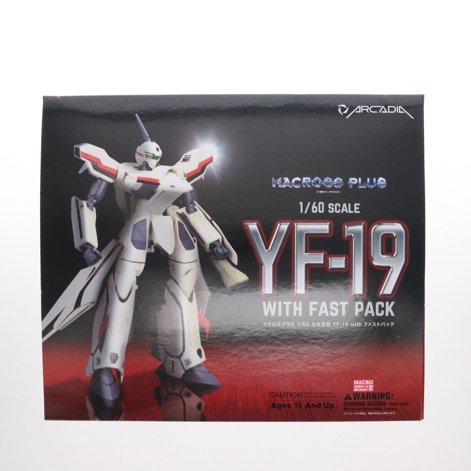 完全変形 1/60 YF-19 with ファストパック マクロスプラス 完成品 可動フィギュア アルカディア