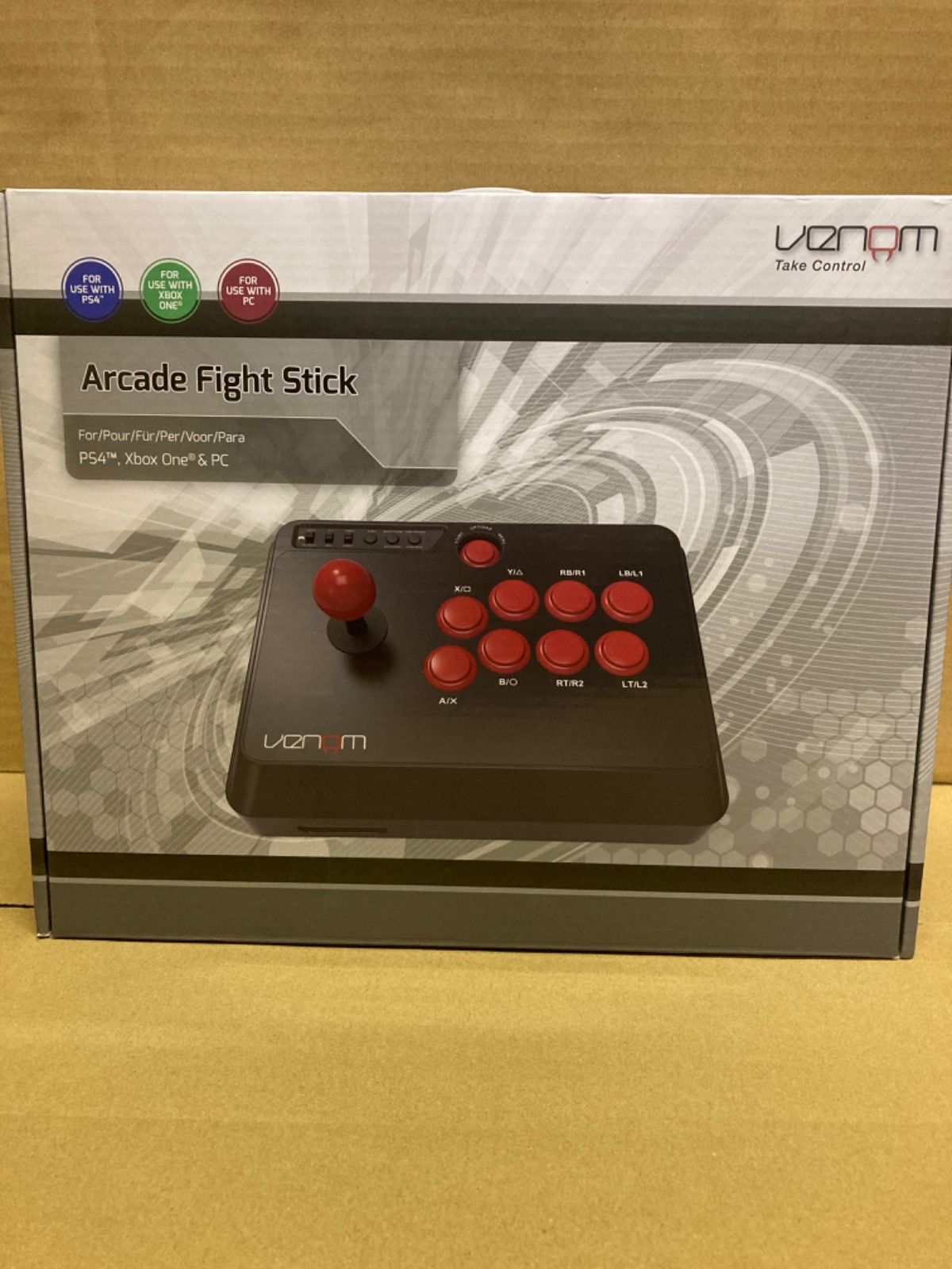 058【ジャンク品】Venom Arcade Fight Stick アーケードファイトスティック