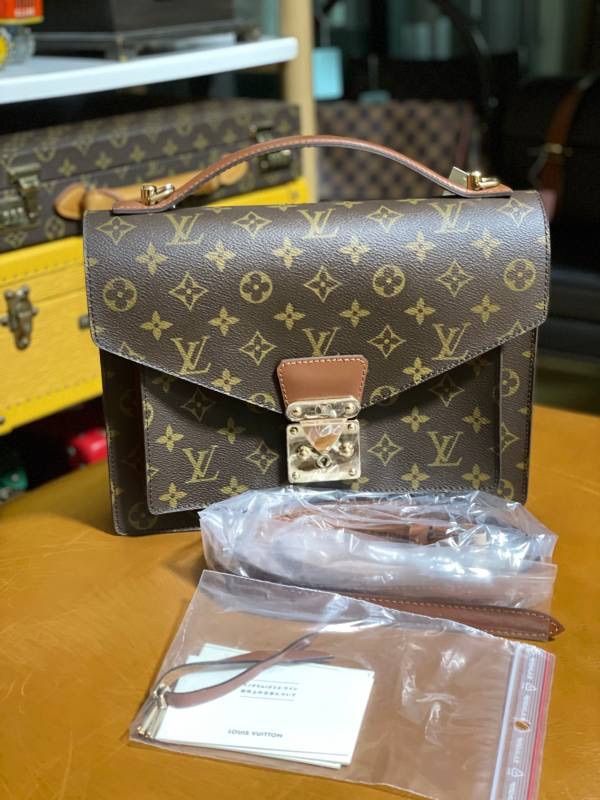 LOUIS VUITTON ルイヴィトン モノグラム モンソー M51185 2way