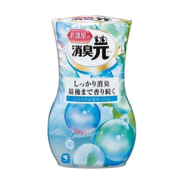 まとめ 小林製薬 お部屋の消臭元 ふんわり清潔せっけん 400ml 1個