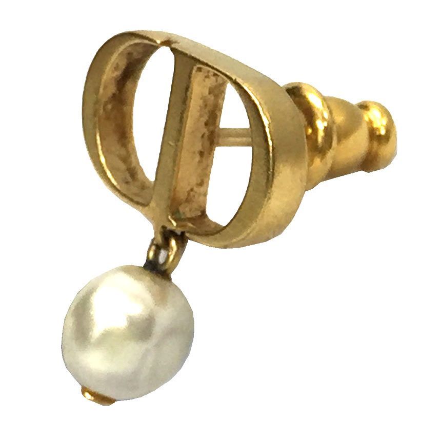 Christian Dior クリスチャンディオール パール シングルピアス 片耳用