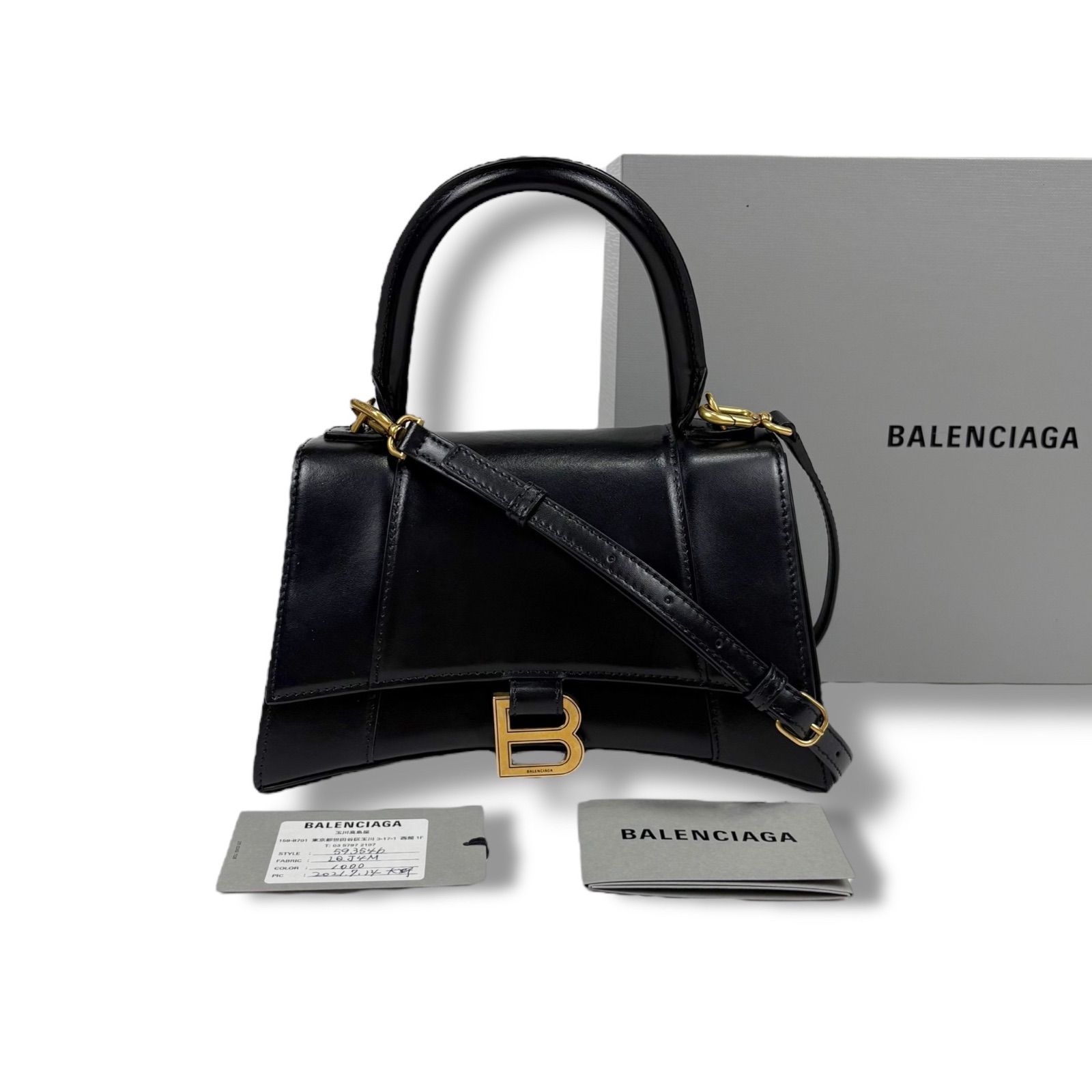 バレンシアガ BALENCIAGA アワーグラス 2WAY ミニショルダーバッグ