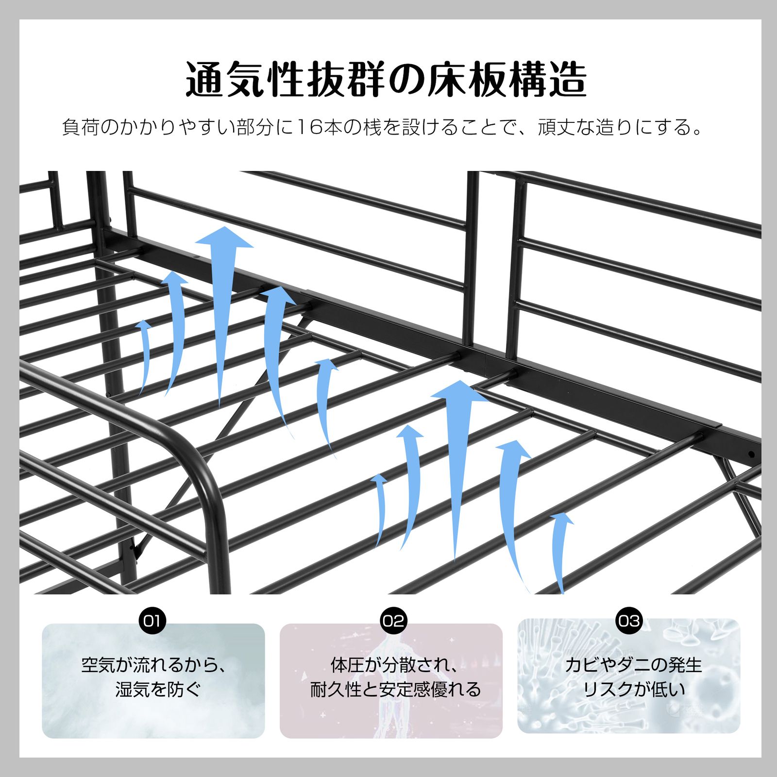 パイプベッド 分離
