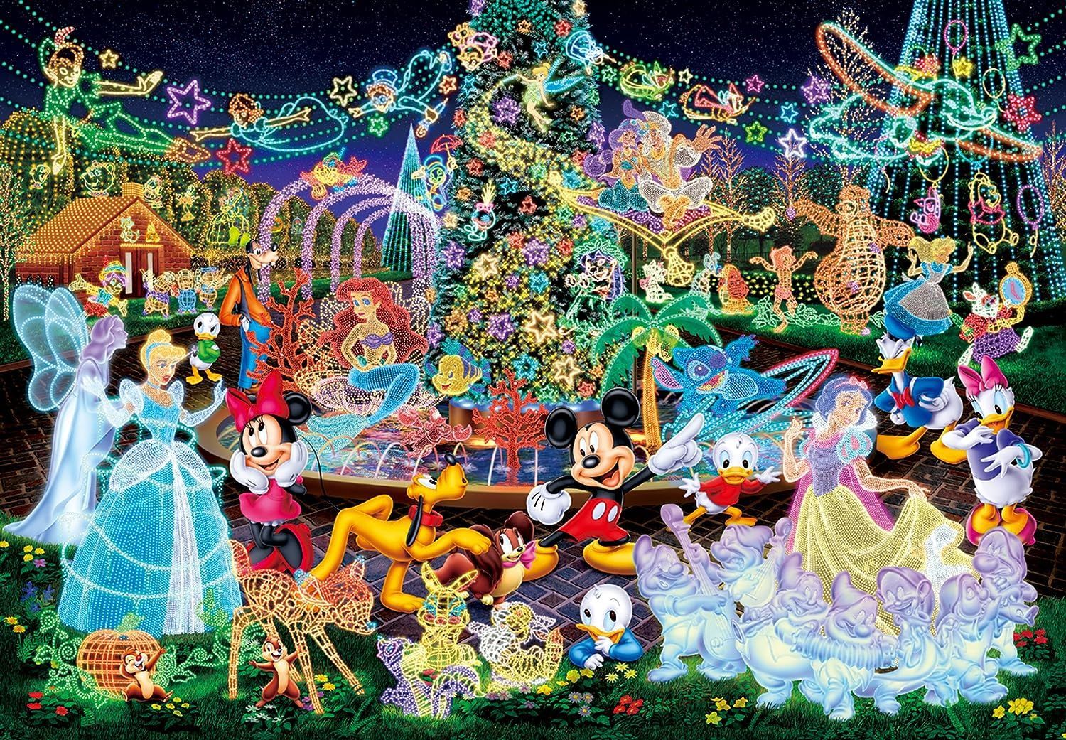 【新品未開封】クリスマスイルミネーション　テンヨー　ディズニー　ジグソーパズル 新品未開封】クリスマスイルミネーション テンヨー ディズニー