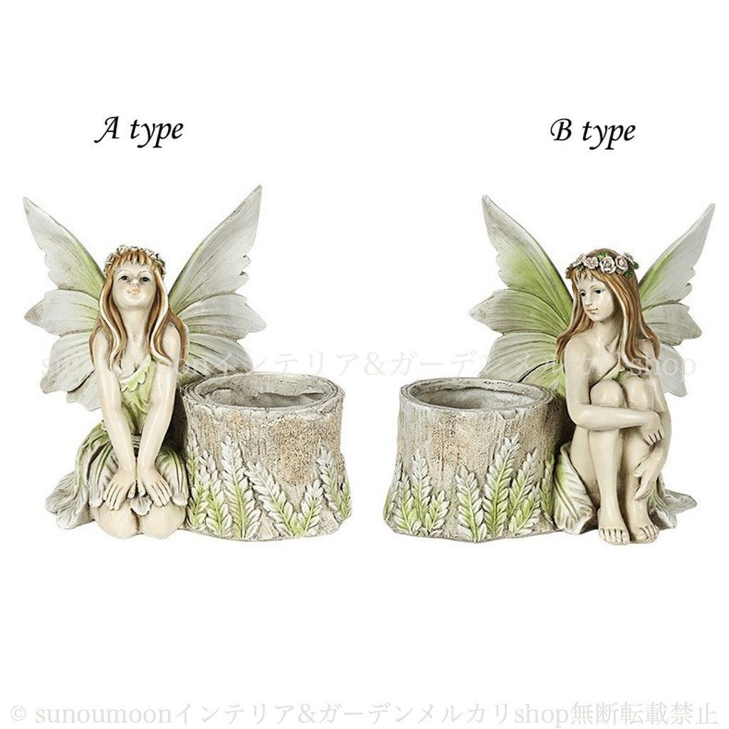 植木鉢 プランター フラワーポット 鉢植え かわいい 妖精 女の子 ガーデンオブジェ 寄せ植え 樹脂 ファンタジー ガーデニング 雑貨 ガーデン雑貨 ガーデンインテリア ガーデン インテリア 庭の装飾 お洒落 おしゃれ 8-14 STEELWINDOWSANDDOORS_COM