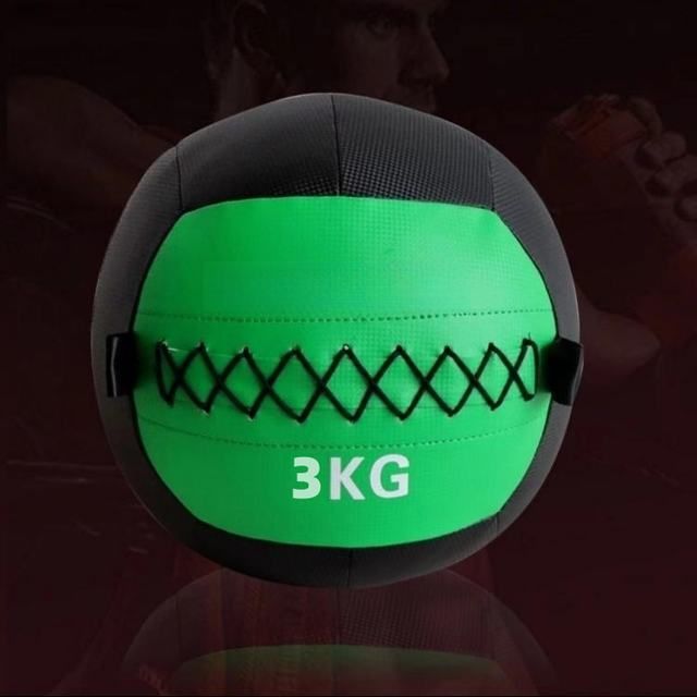 メディシンボール ソフト トレーニング ボール ウエイトボール 体幹 筋トレ 器具 3KG - メルカリ