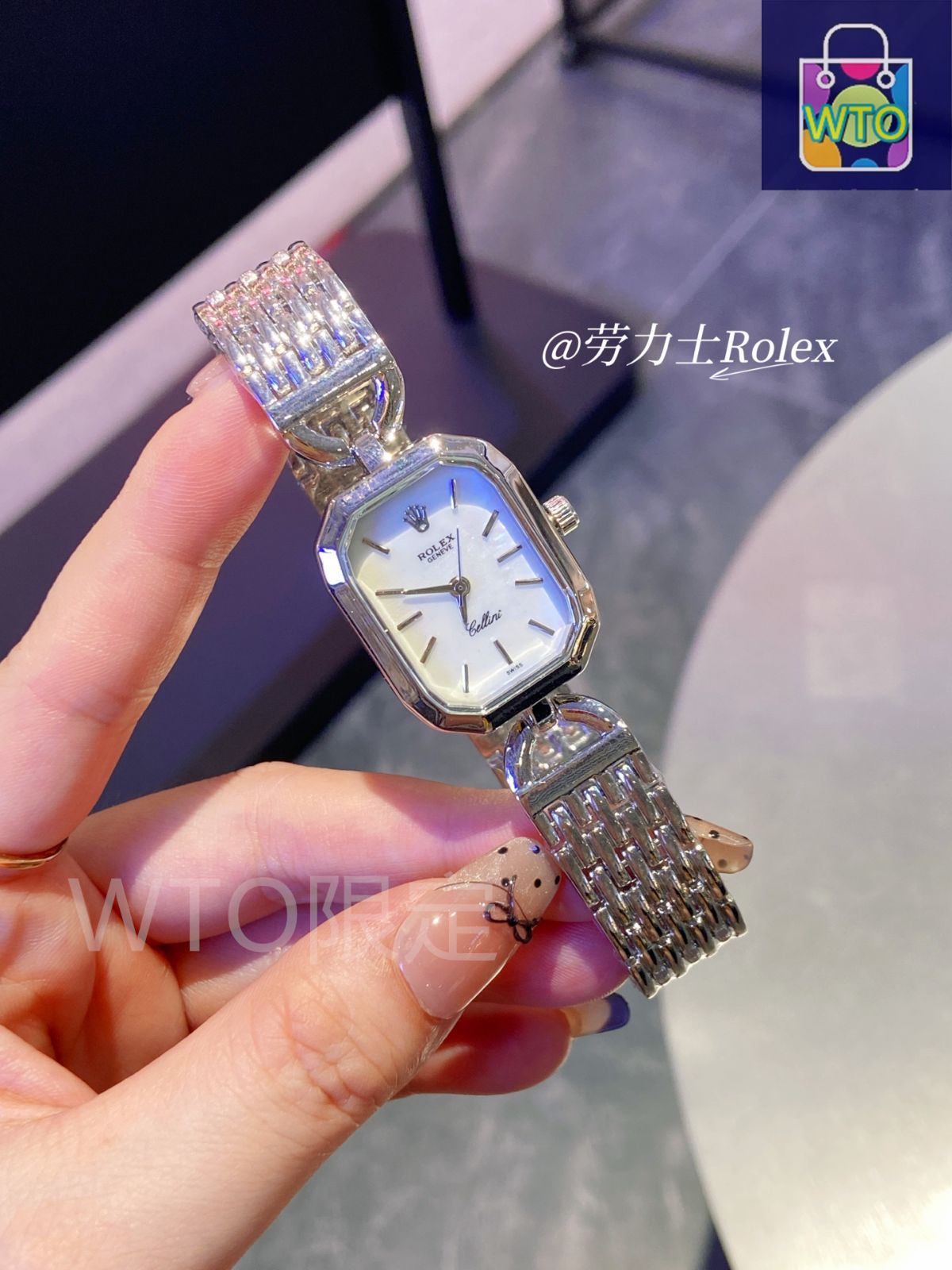 今日特価】Rolex ロレックス 新発売スモールスクエア 25mm 精巧