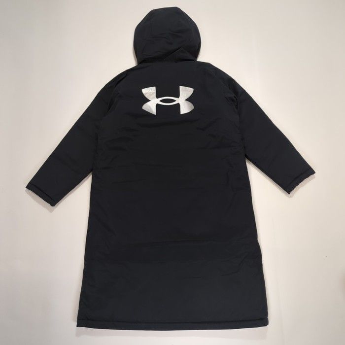 svolme スボルメ 水玉総柄 バックプリント ベンチコート ダウンコート