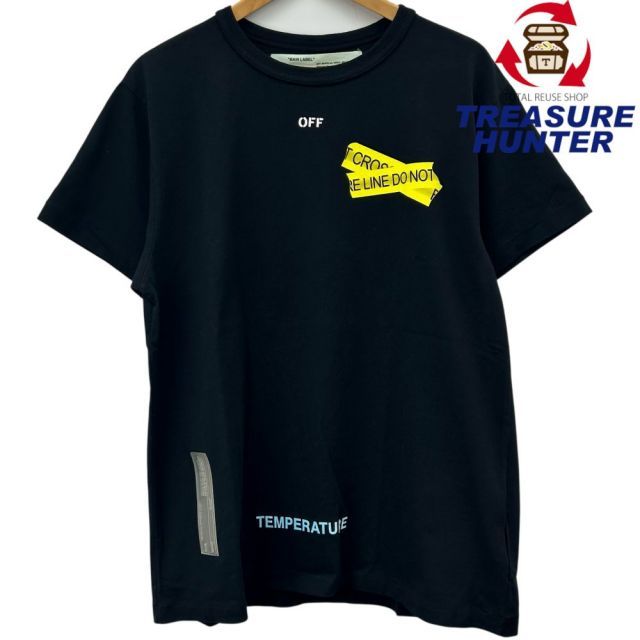 オフホワイト　18SS ファイアテープFIRETAPE S/S Tシャツ Off-White(オフホワイト) 18SS Firetape Printed Logo T-Shirt