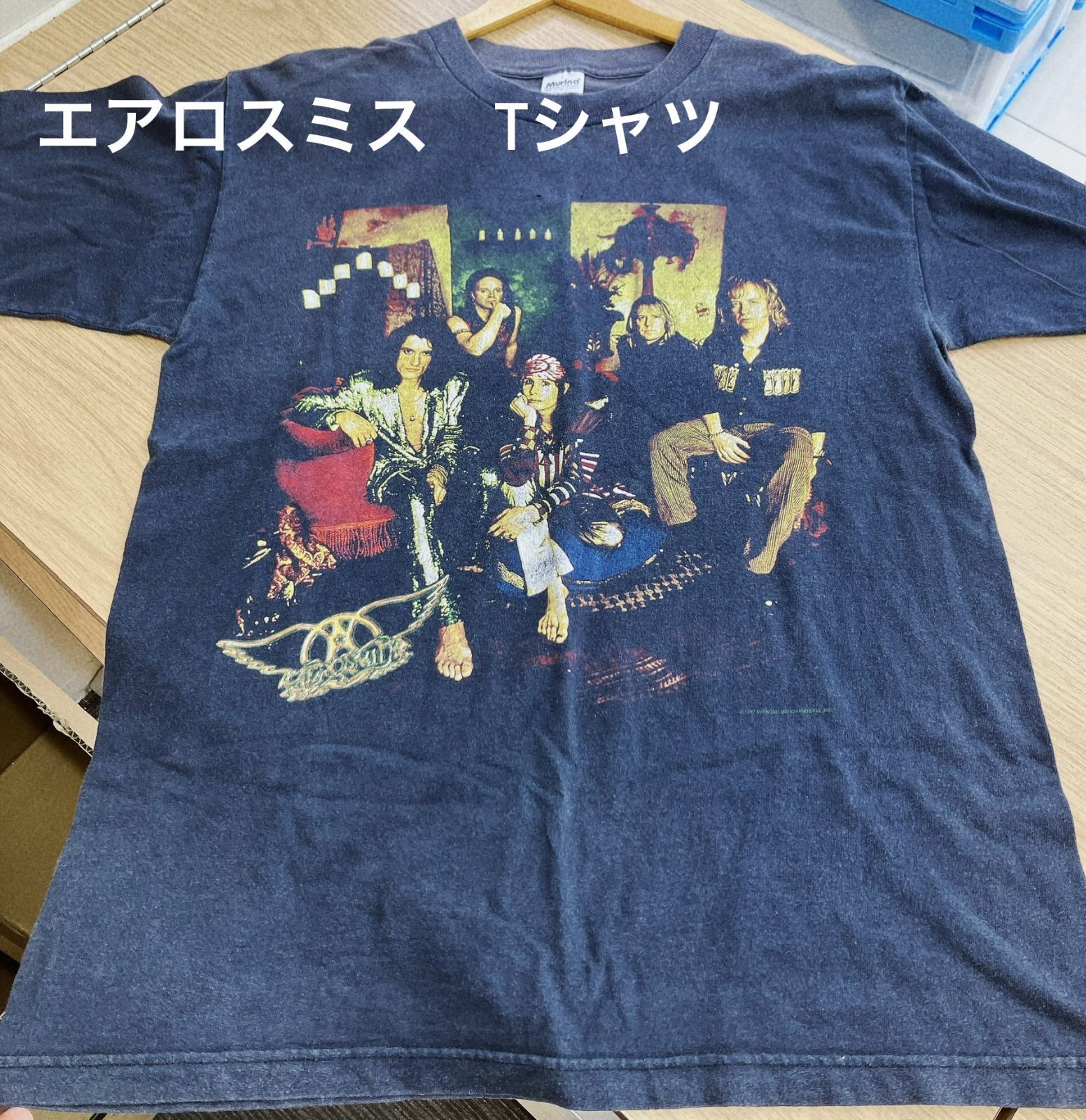 USA製 エアロスミス Nine Lives1998年WorldLiveツアーバンT AID - メルカリ 