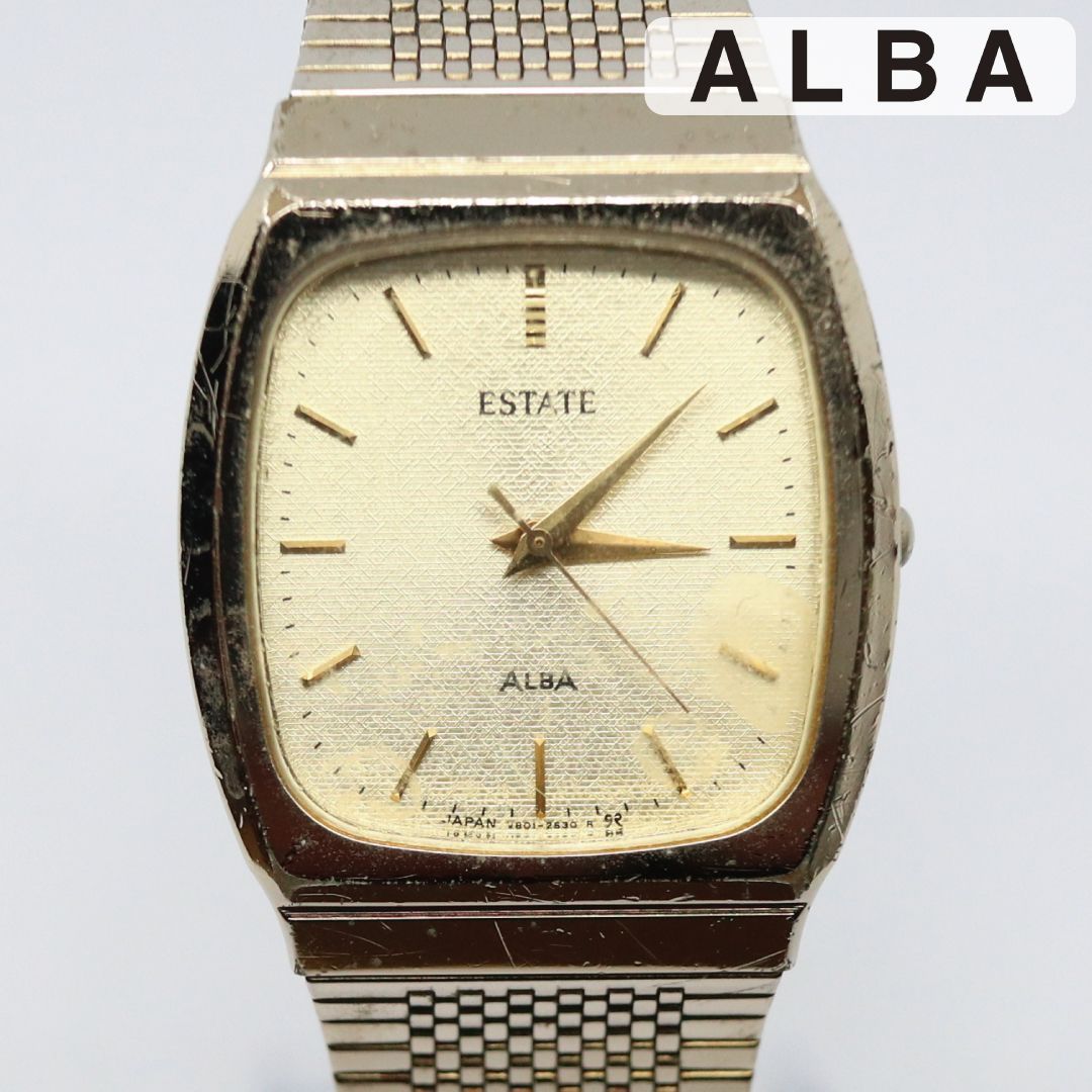 稼働品】SEIKO セイコー ALBA アルバ ESTATE エステイト