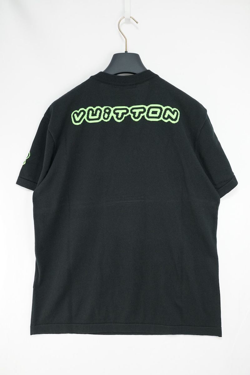 【ルイヴィトン・シャネル】Tシャツ・香水 LOUIS VUITTON ルイヴィトン 1854 LV ロゴ グラフィック ニット