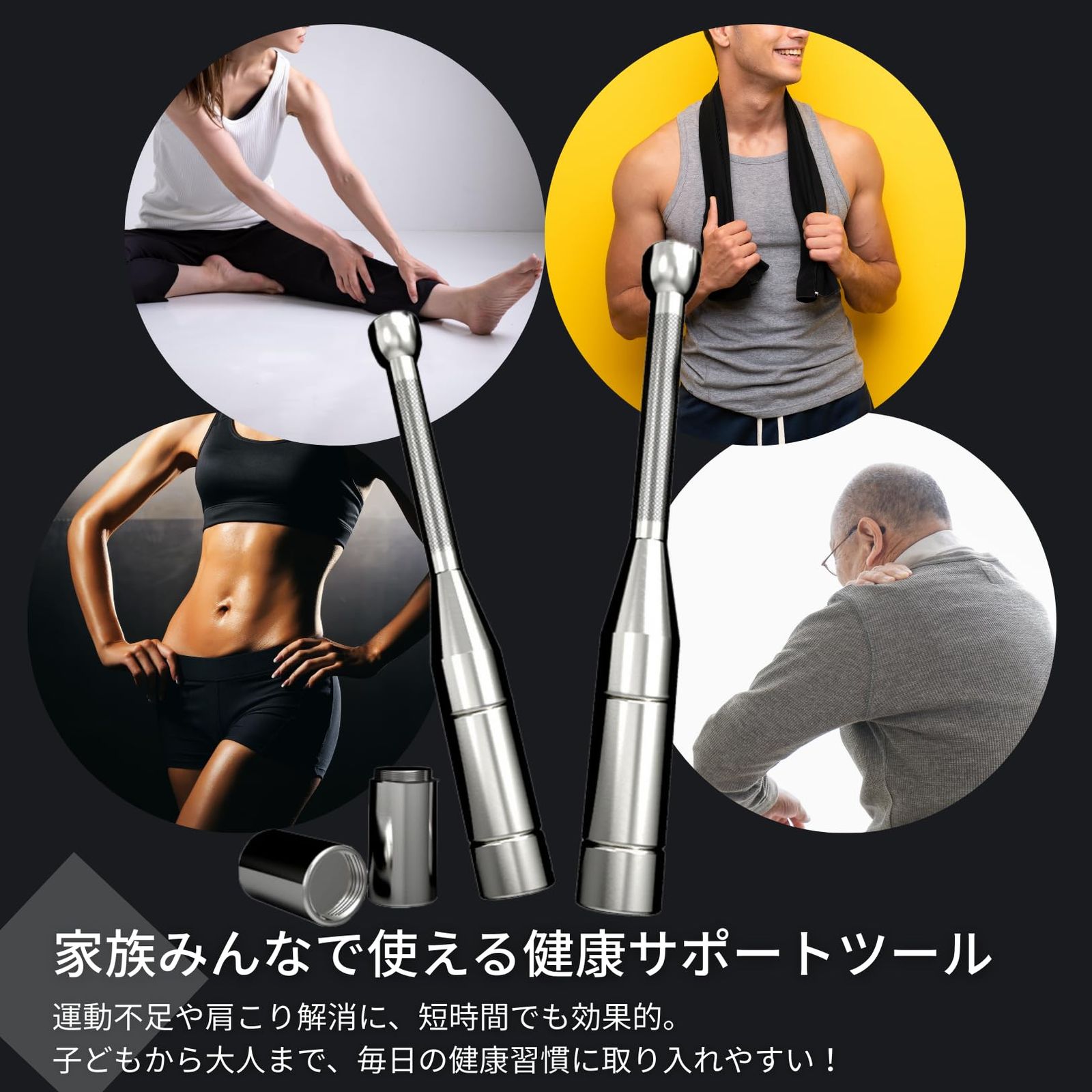 PLEAVIT グラブベル ダンベル アイアンバット インディアンクラブ