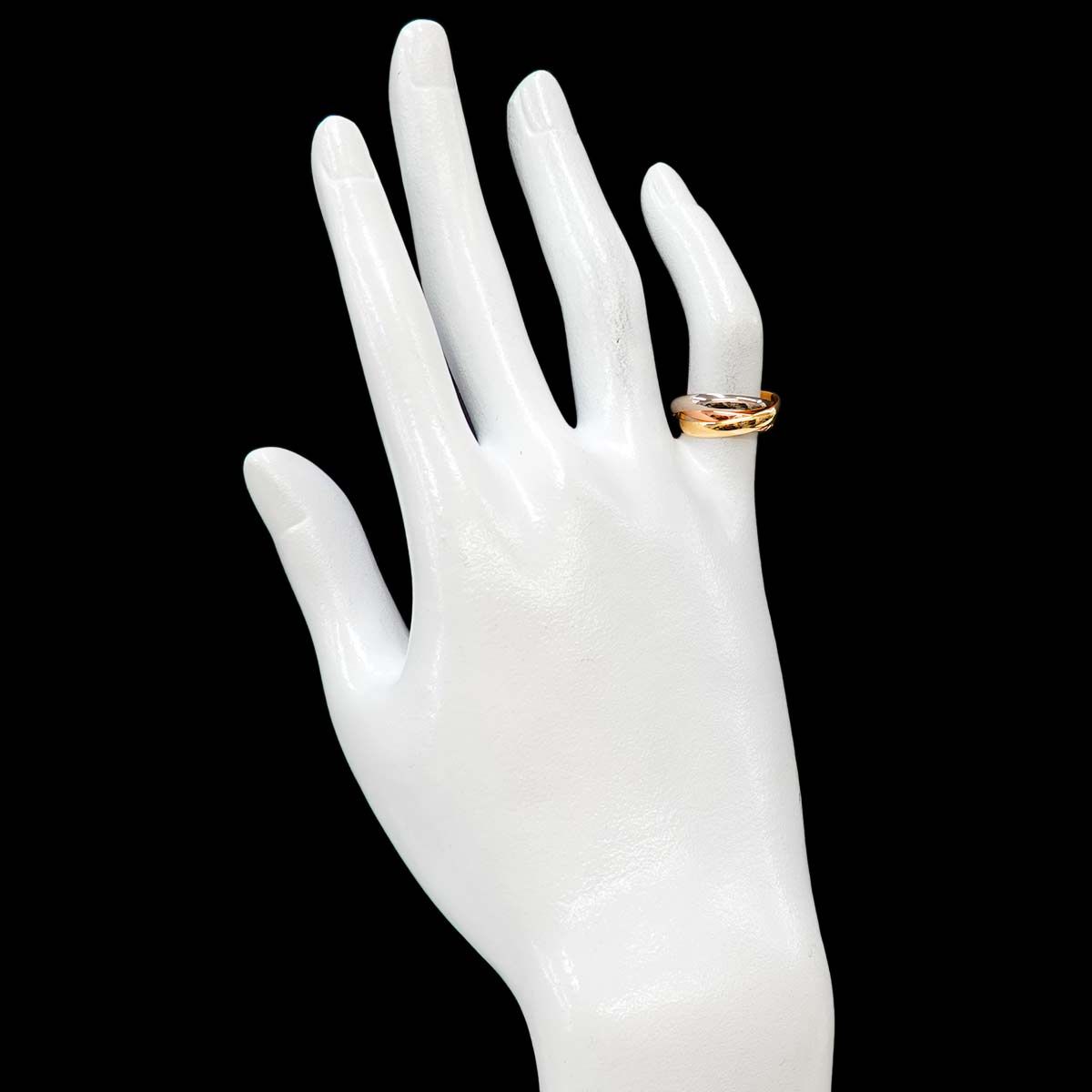 カルティエ Cartier トリニティ スモール SM #47 リング K18 YG