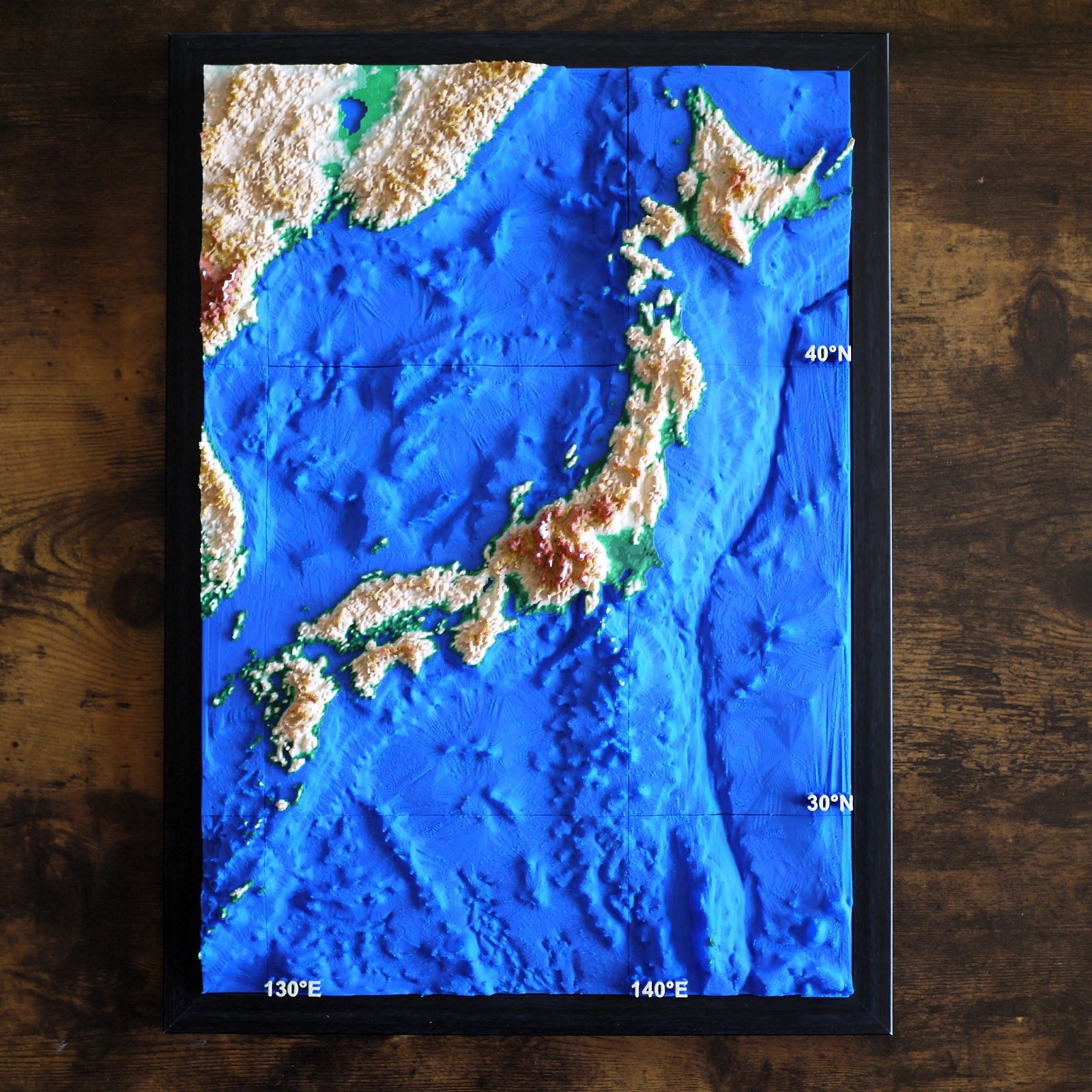 立体日本地図 A3サイズ