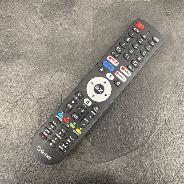送料無料 山善 Qriom 純正 スマートテレビ用 リモコン 【中古】動作 