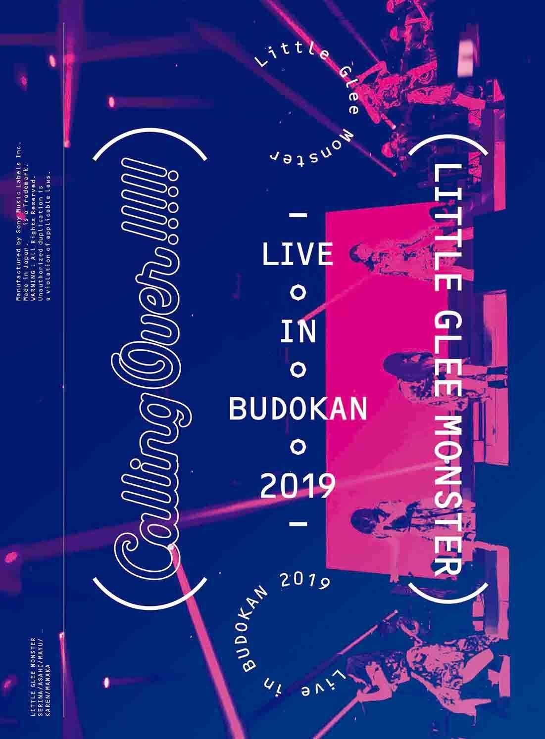 Little Glee Monster Live in BUDOKAN 2019〜Calling Over!!!!! BD初回生産 盤 特典なし Blu-ray