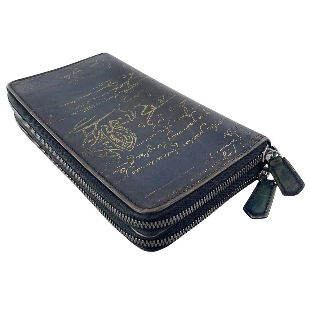 中古】 Berluti ベルルッティ カリグラフィ ロングダブルジップ 中古】 Berluti ベルルッティ カリグラフィ ロングダブルジップ