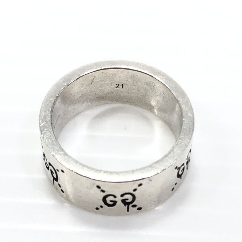 中古品】GUCCI グッチ SV GHOST RING 455318 ゴースト リング