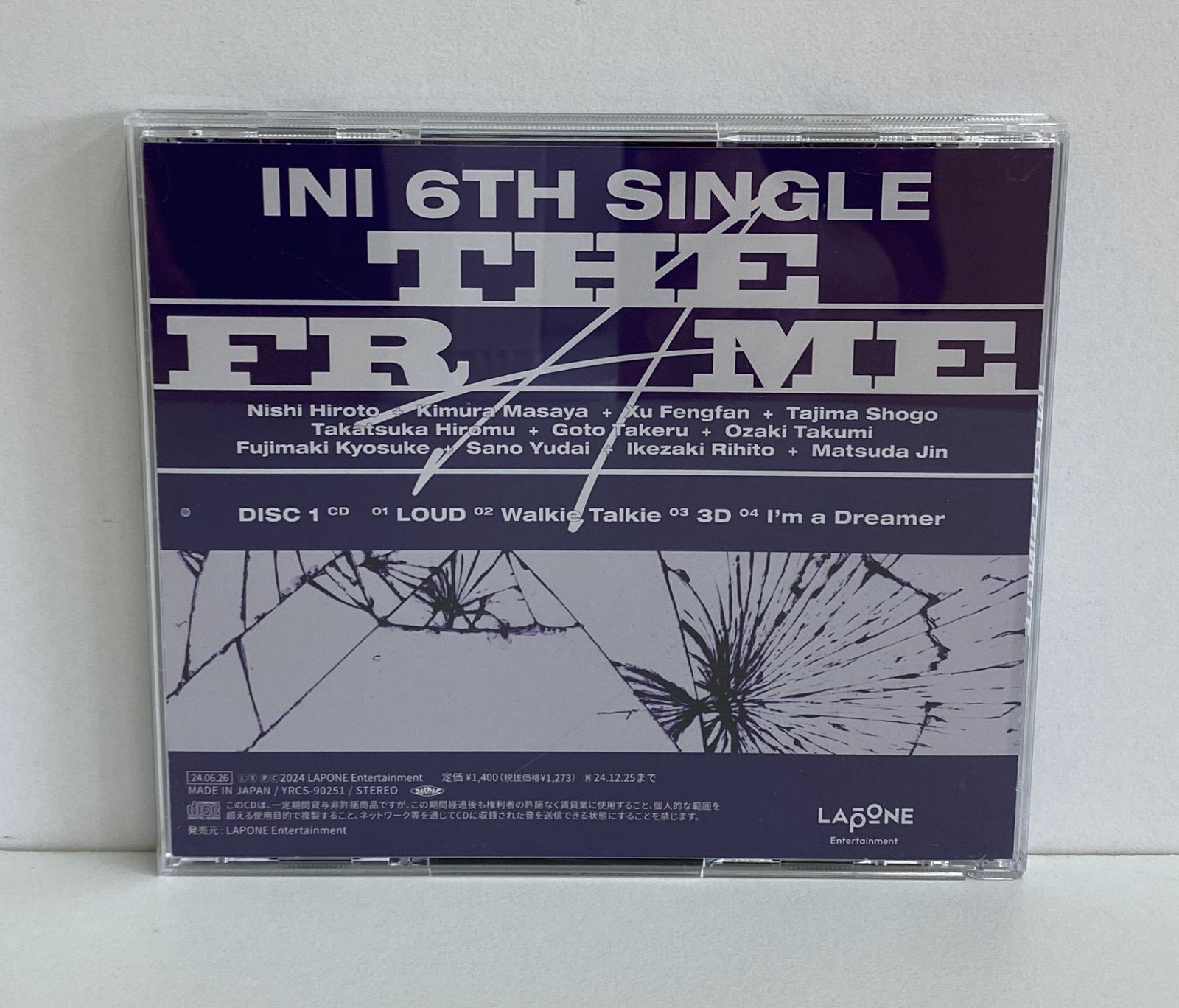 INI（アイエヌアイ）／THE FRAME（MULTI-FRAME ver.）（通常盤