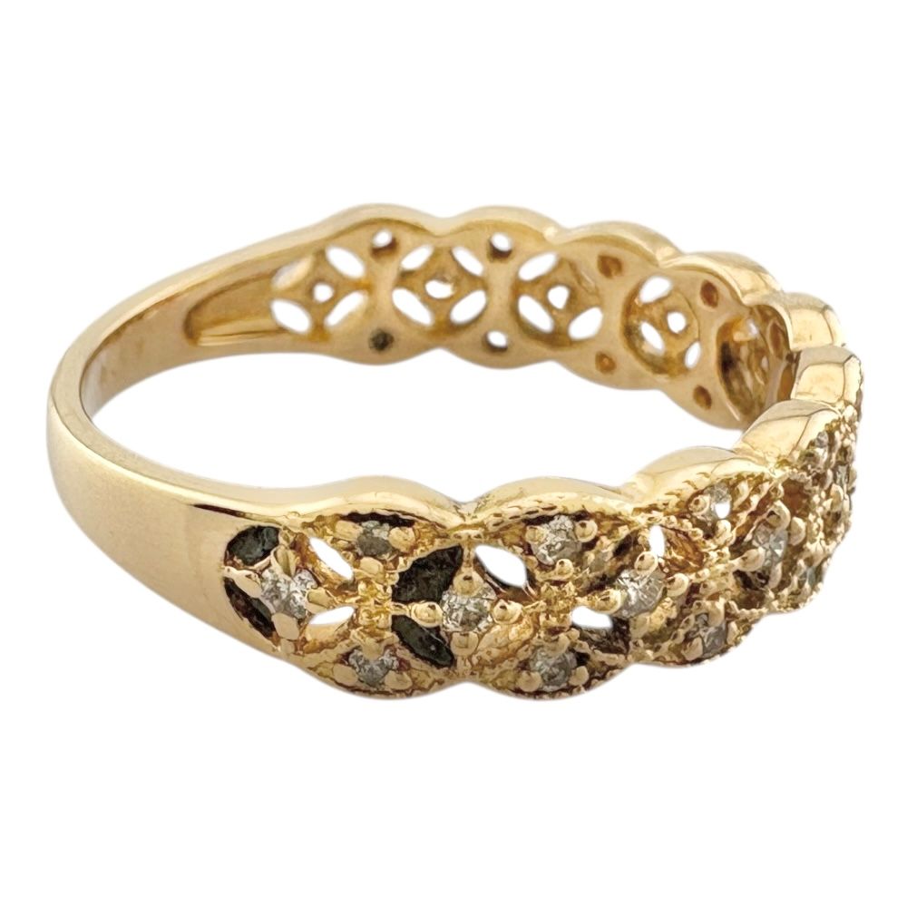 リング 指輪 10号 18金 K18イエローゴールド ダイヤモンド レディース TEANAYIS_COM