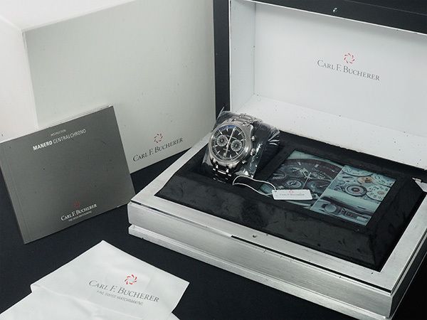 CARL F. BUCHERER マネロセントラルクロノ あらゆる場面で頼りになる相棒 4色展開の「マネロ セントラル