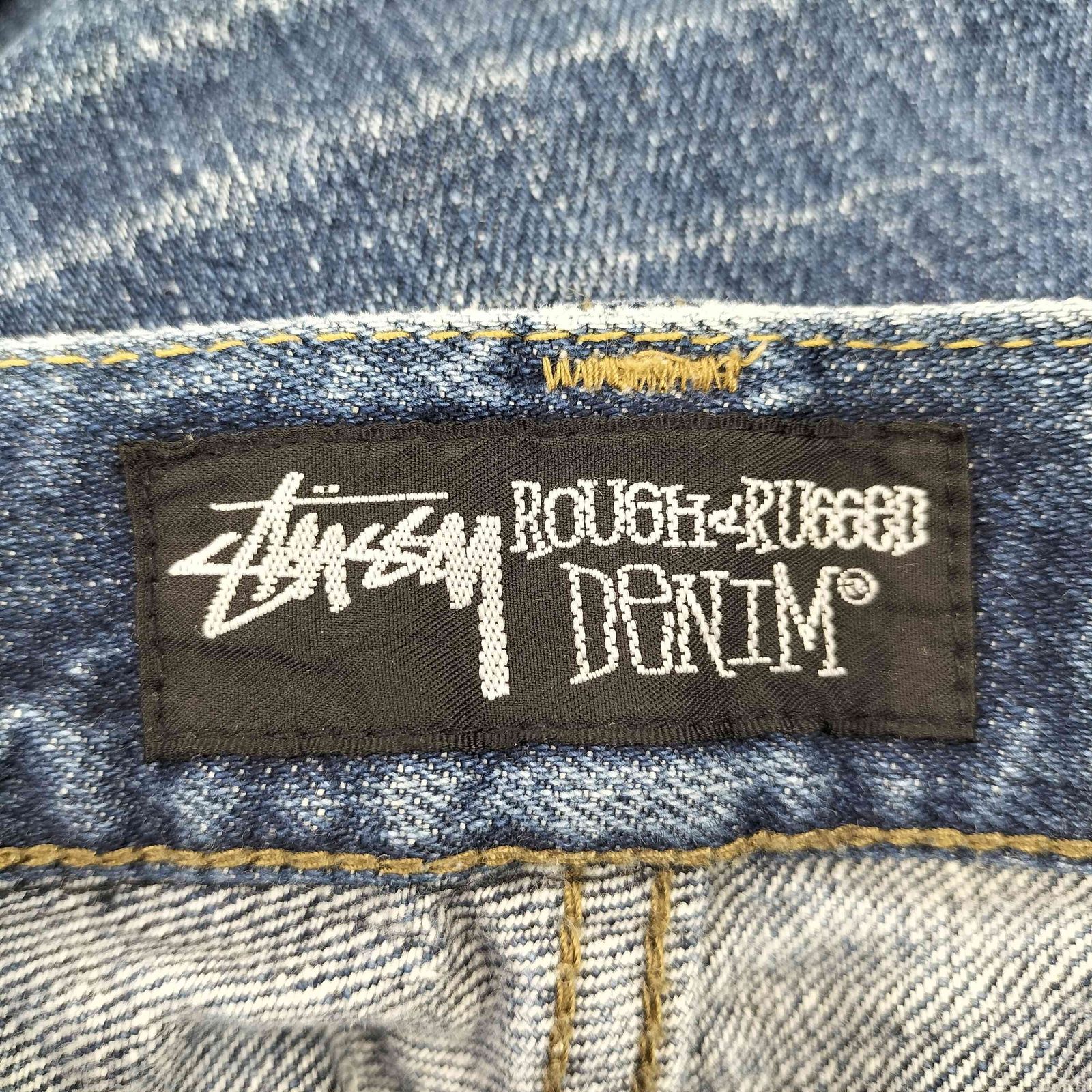 STUSSY(ステューシー) 00's logo embroidery denim ロゴ 刺繍