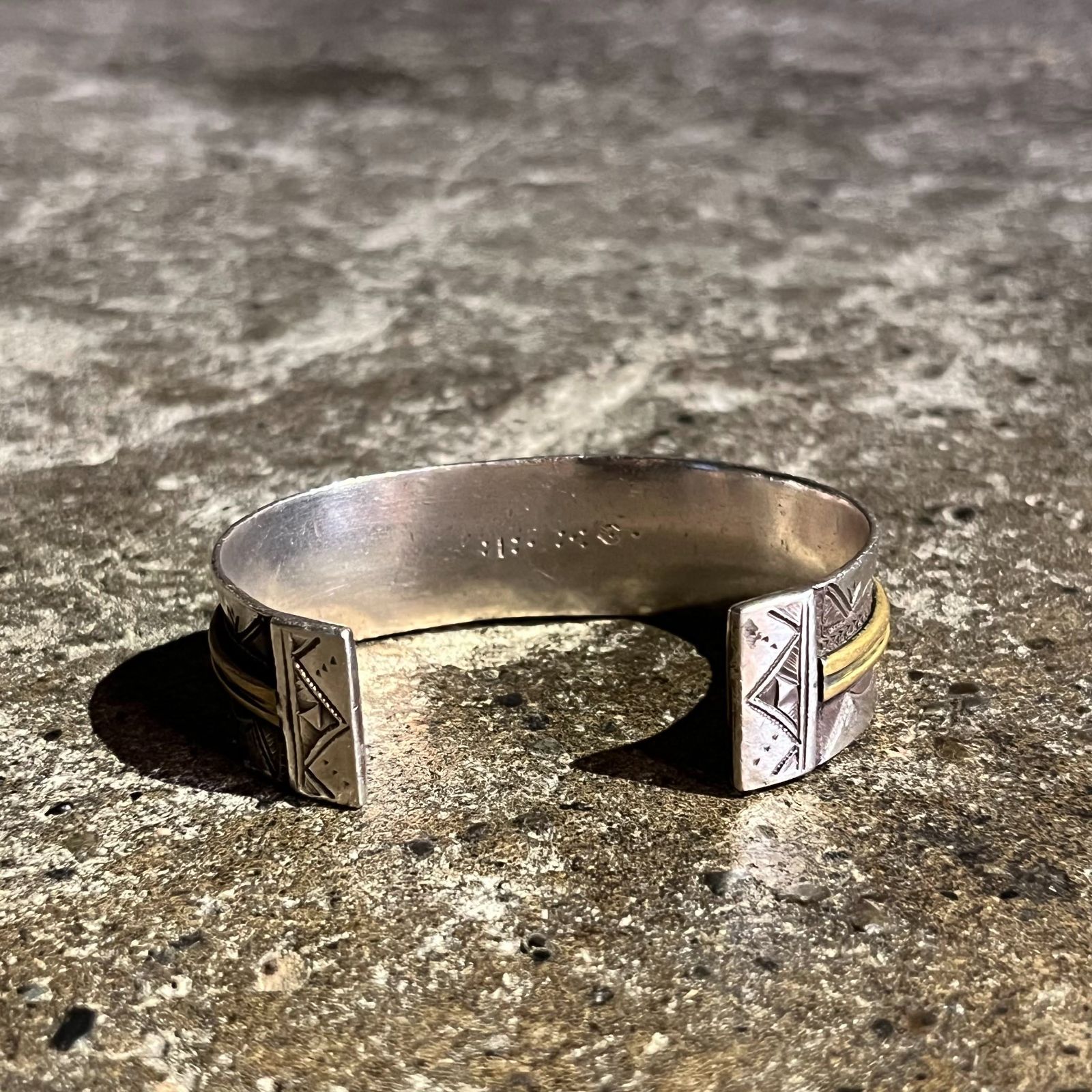 Indian Jewelry Touareg Silver コンビバングル インディアン
