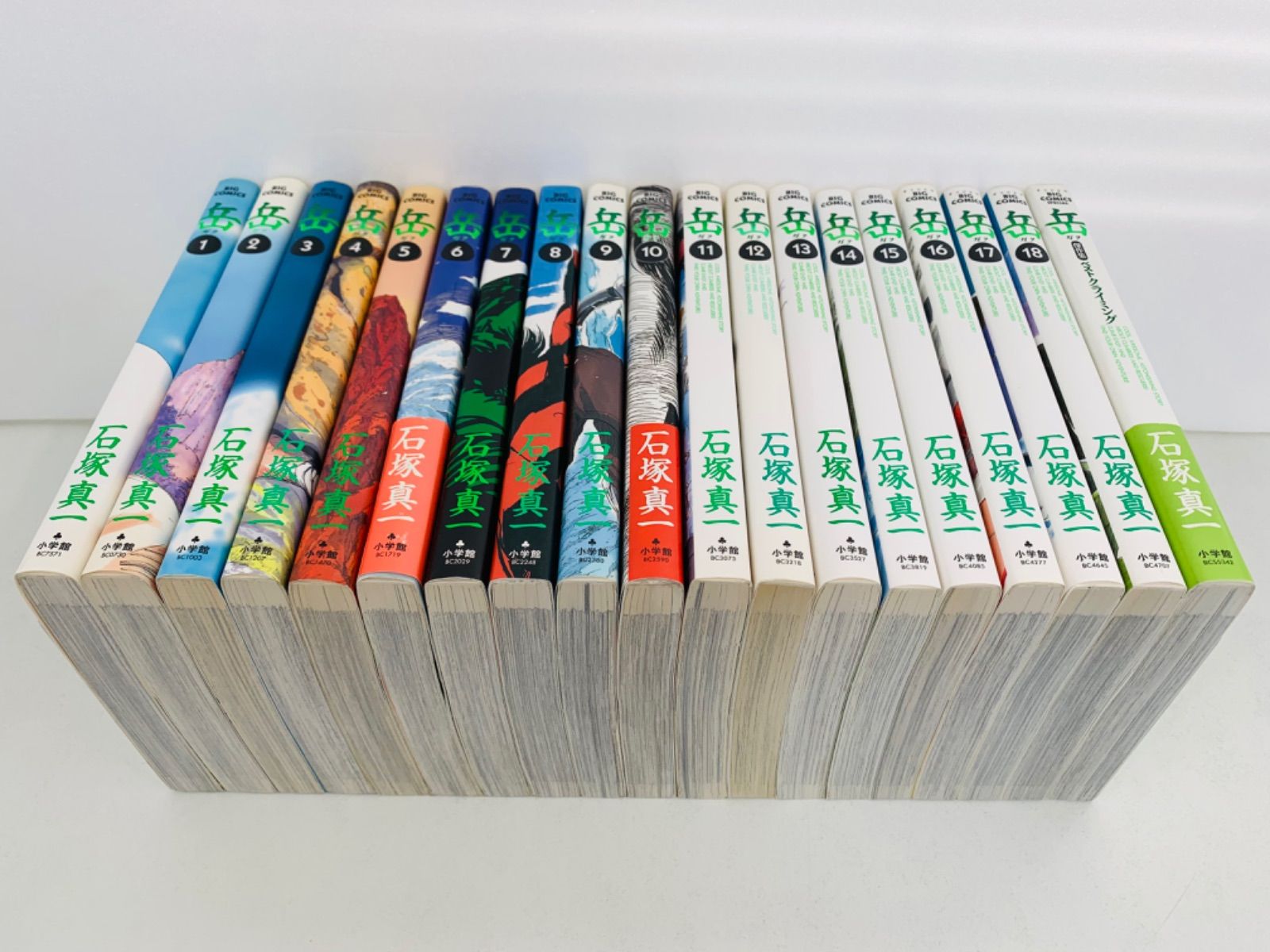 漫画コミック【岳1-18巻・全巻完結セット＋傑作集ベストクライミング】石塚真一⑦ 漫画コミック【岳1-18巻・全巻完結セット＋傑作集ベスト