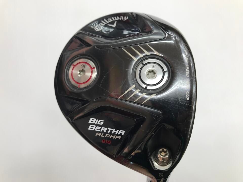 BIG BERTHA ALPHA 816 16 S ツアーAD MJ-6 フェアウェイウッド キャロウェイ 最短