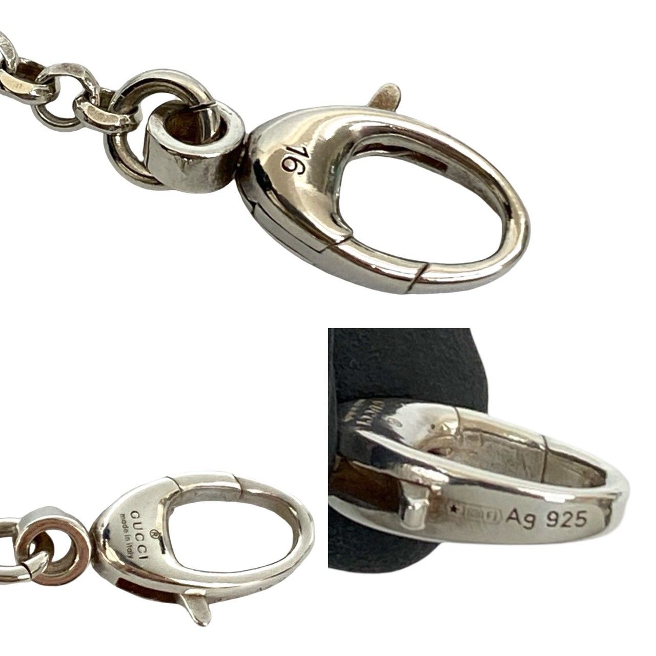 極 美品 箱 袋付き GUCCI グッチ ダブルG モチーフ ブレスレット 