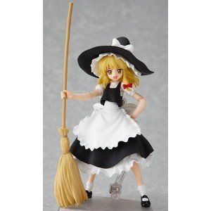 【在庫限りの大特価】 在庫セール figma 東方project 霧雨魔理沙 全高約13.5cm ABS-PVC製 塗装済み可動フィギュア 投資価値のある