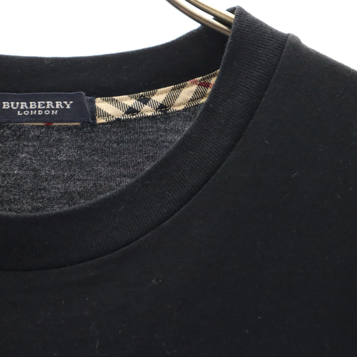 美品 BURBERRY バーバリー ロンドン Tシャツ ブラック L BURBERRY LONDON バーバリーロンドン 日本製 半袖 Tシャツ L
