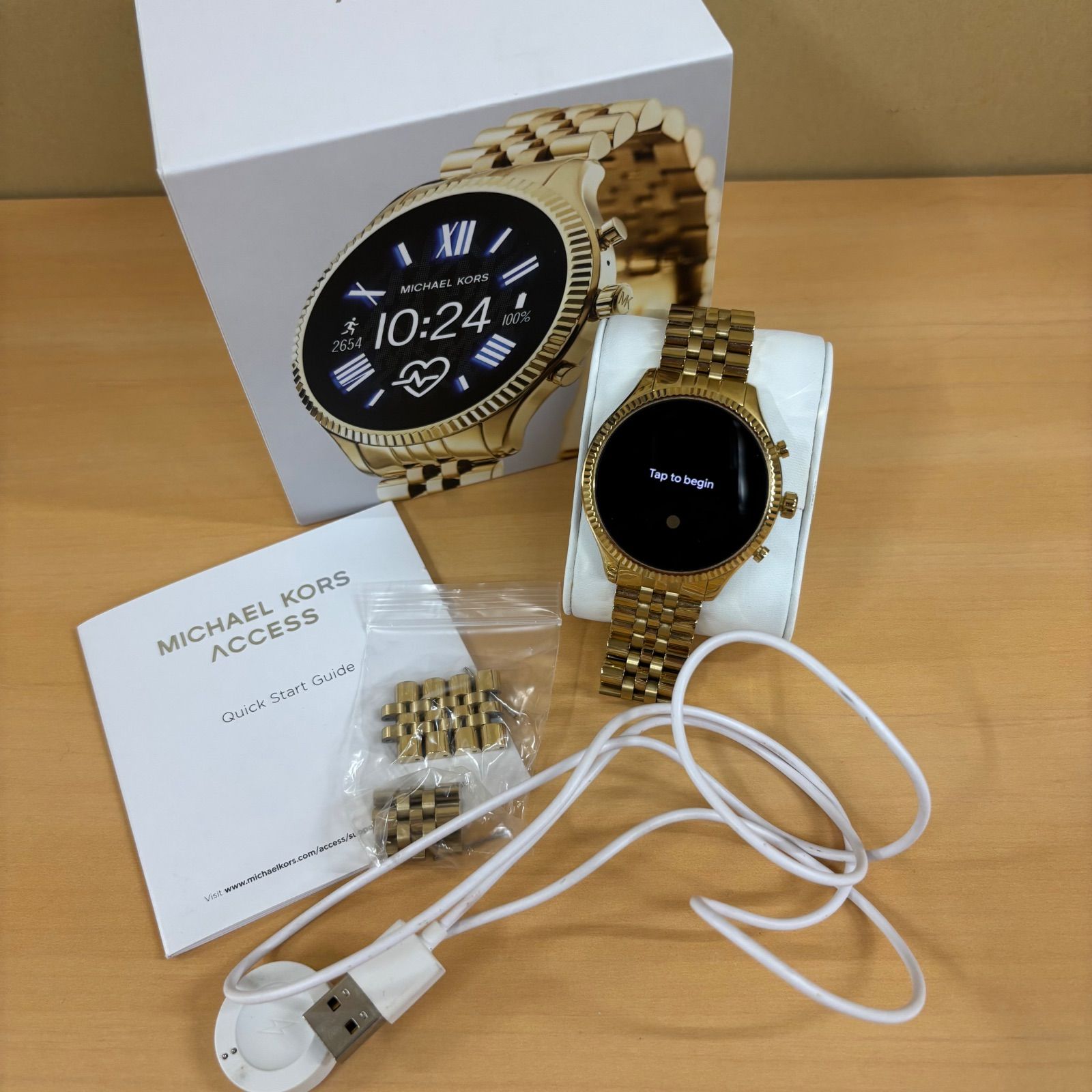 MICHAEL KORS スマートウォッチ ゴールド マイケルコース/Michael Kors