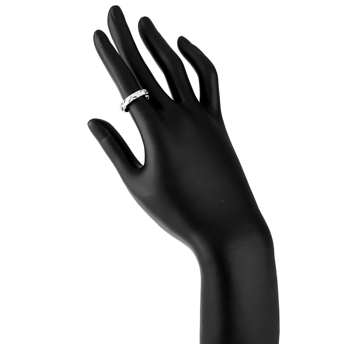 シャネル マトラッセ リング 指輪 J1648 Pt950 12号 CHANEL 中古  