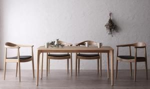 天然木オーク無垢材 北欧デザイナーズ ダイニングセット C.K. シーケー