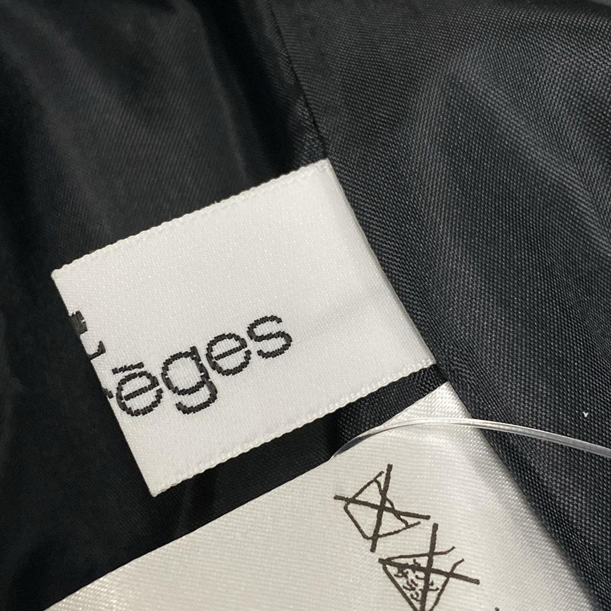 COURREGES(クレージュ) ワンピース サイズ38 M レディース - 黒