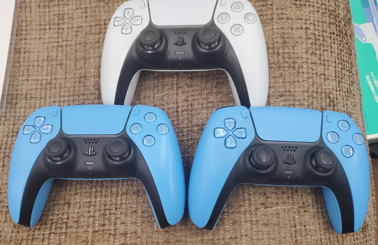 ジャンク品　純正　ps5 コントローラー ３台セット PS5 コントローラー 3個セット ジャンク品 - メルカリ