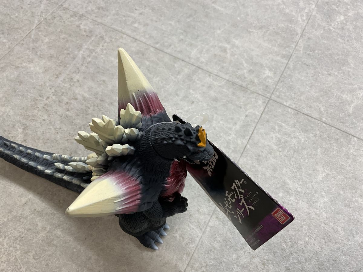 紙タグ付き BANDAI バンダイ 65周年 ムービーモンスターシリーズ GODZILLA ゴジラ 2019 スペースゴジラ ソフビ フィギュア 紙タグ付き BANDAI バンダイ 65周年 ムービーモンスターシリーズ