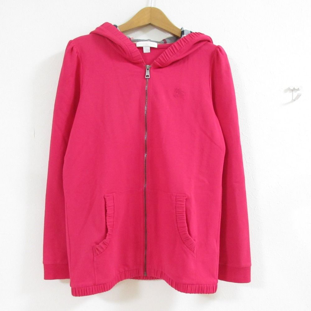 ＊バーバリーチルドレン＊14Y ジップアップパーカー バーバリーチルドレン＊14Y ジップアップパーカー
