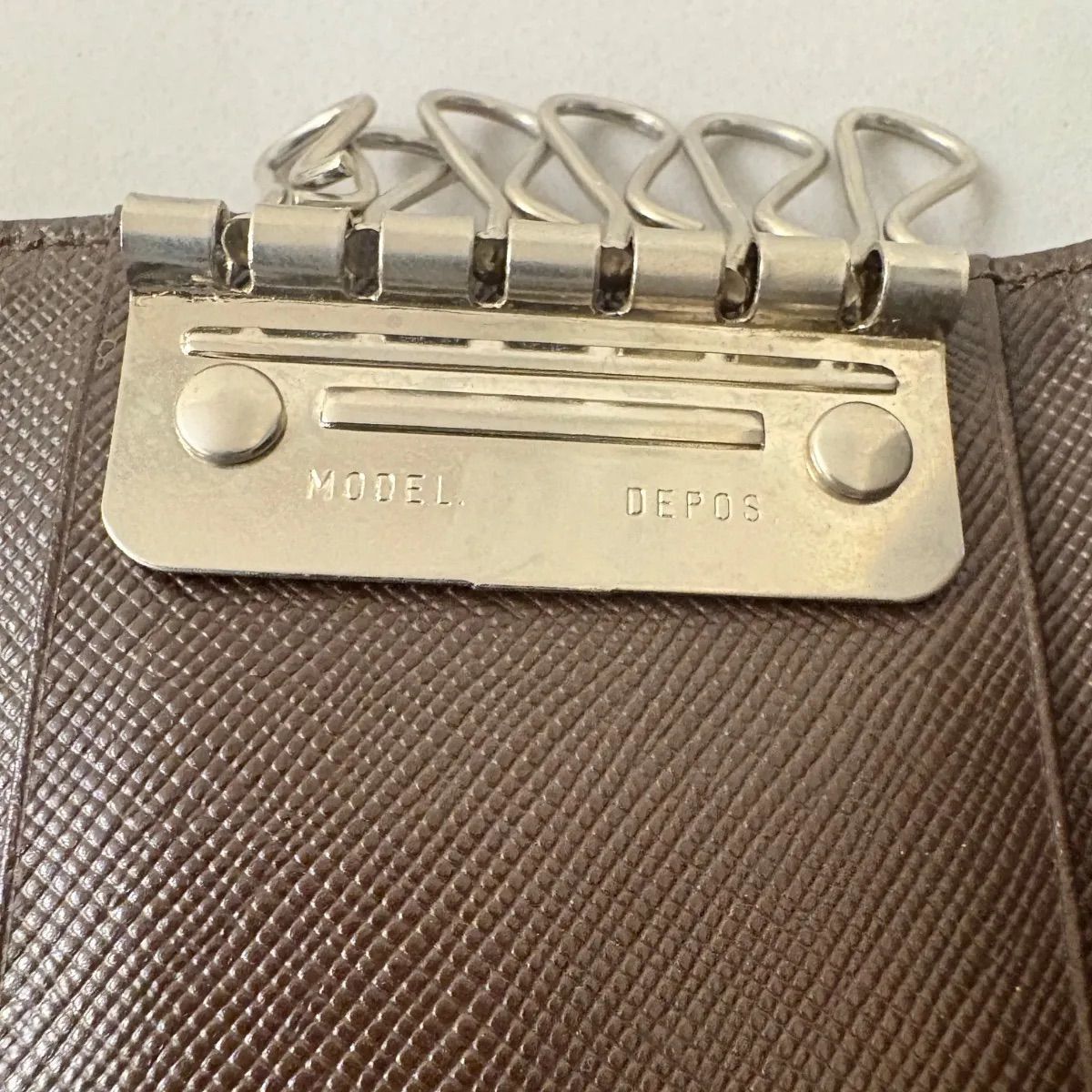 プラダ キーケース ナイロン/レザー オリーブグリーン【PRADA
