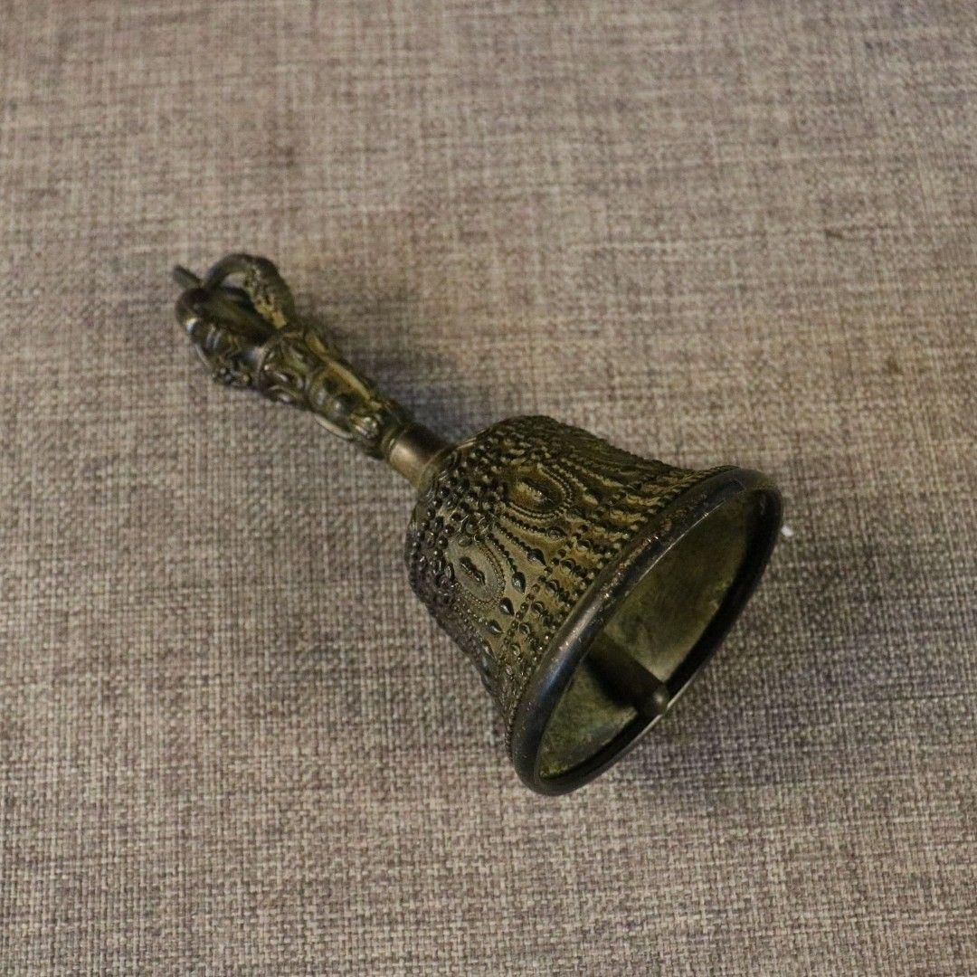 銅器 法器 手揺銅鈴 金剛鈴 風水鈴 工芸品 置物 銅製 法