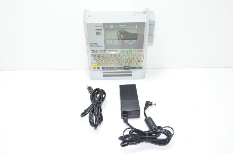 送料無料 キングジム KING JIM テプラ PRO SR750 ラベルライター 4〜36mm幅対応 ACアダプタ付き