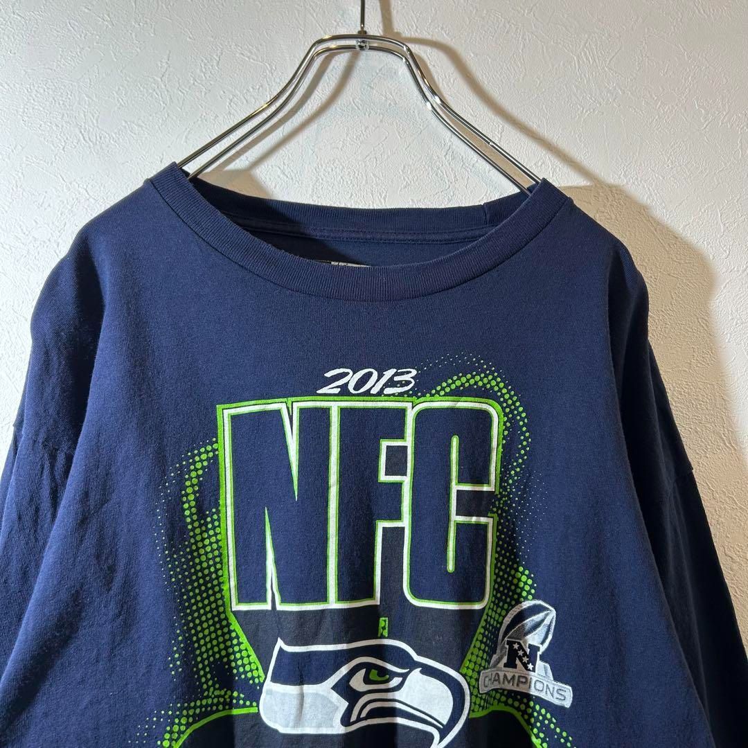 シアトルシーホークス 2013 NFCチャンピオン ロンT - メルカリ