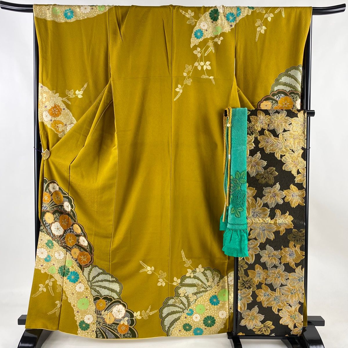 振袖 身丈159.5cm 裄丈65.5cm 正絹 秀品 【中古】の通販 by - 着物 