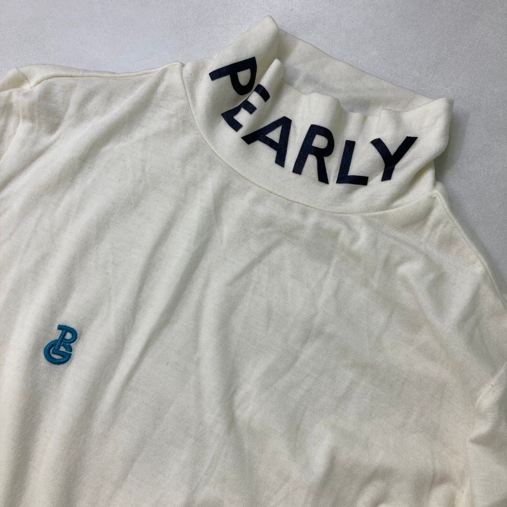 サイズ：1 PEARLY GATES パーリーゲイツ  長袖ハイネックTシャツ  ホワイト系 [240101455560] ゴルフウェア レディース ストスト サイズ：1 PEARLY GATES パーリーゲイツ 長袖ハイネックTシャツ