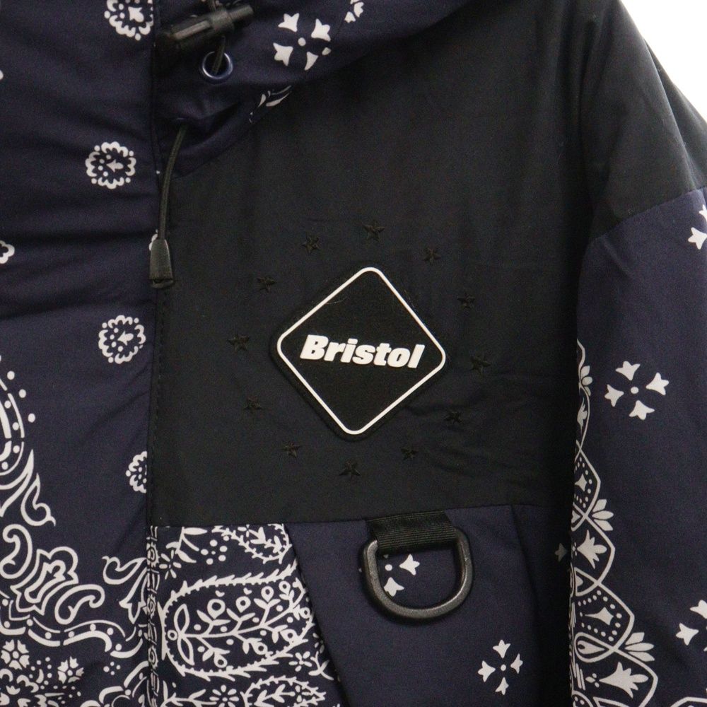 F.C.R.B. (エフシーアールビー) 22AW DOWN BENCH PARKA ペイズリー柄 fcrb ペイズリー柄ダウンジャケット