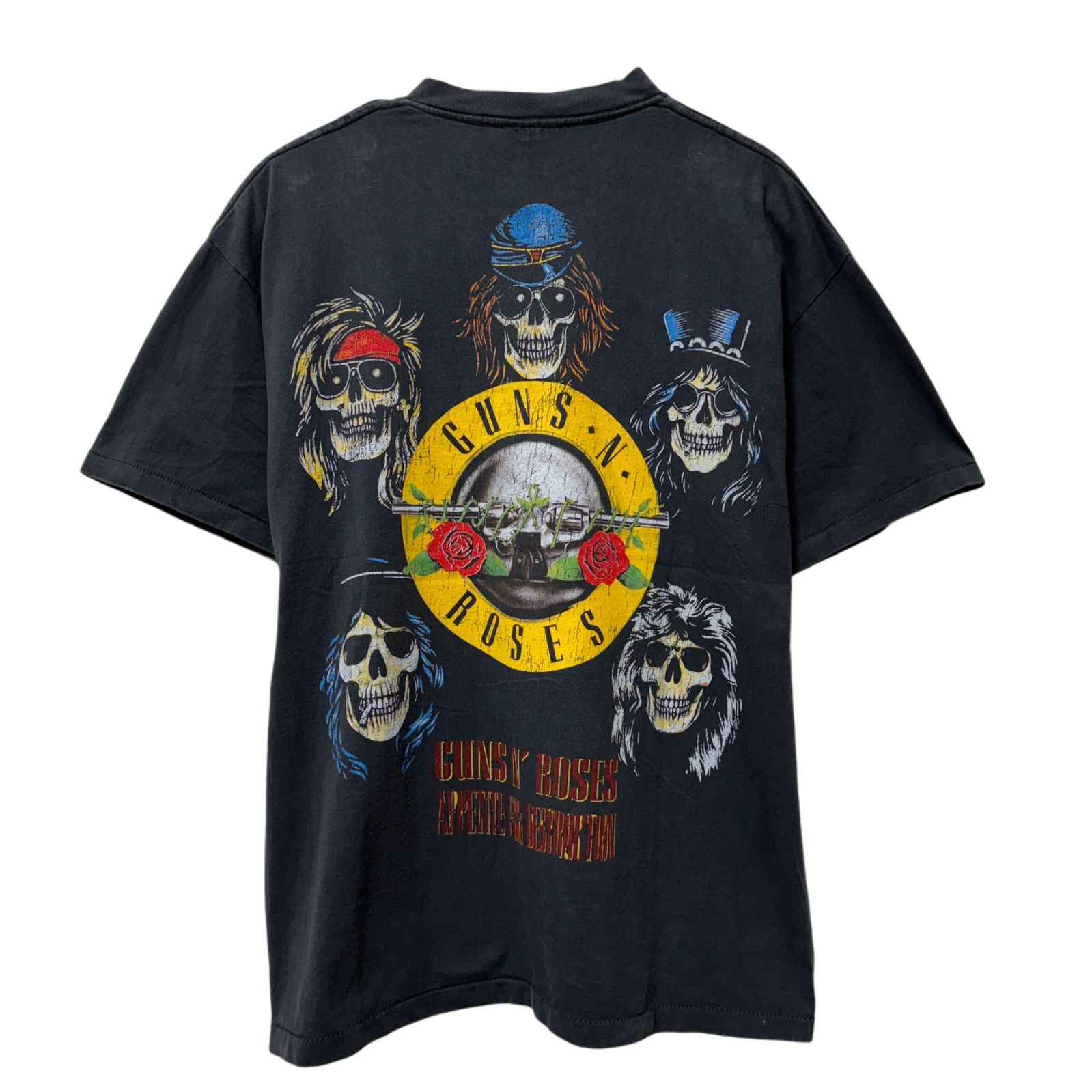 ガンズ・アンド・ローゼズ Tシャツ XLサイズ ブラック 90s USA製