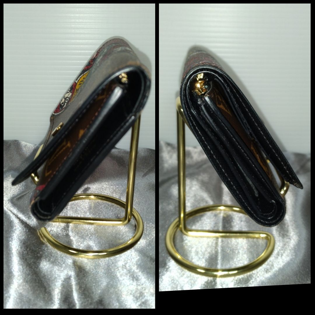 美品✨ルイ・ヴィトン 山本寛斎コラボ 歌舞伎 m67253/3つ折り財布 